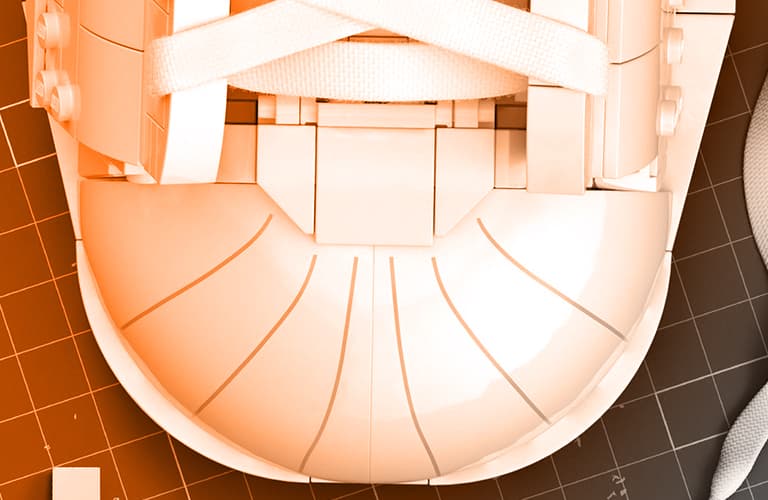 Der neue LEGO 10282 ADIDAS SUPERSTAR im einzigartigen Lego-Stil