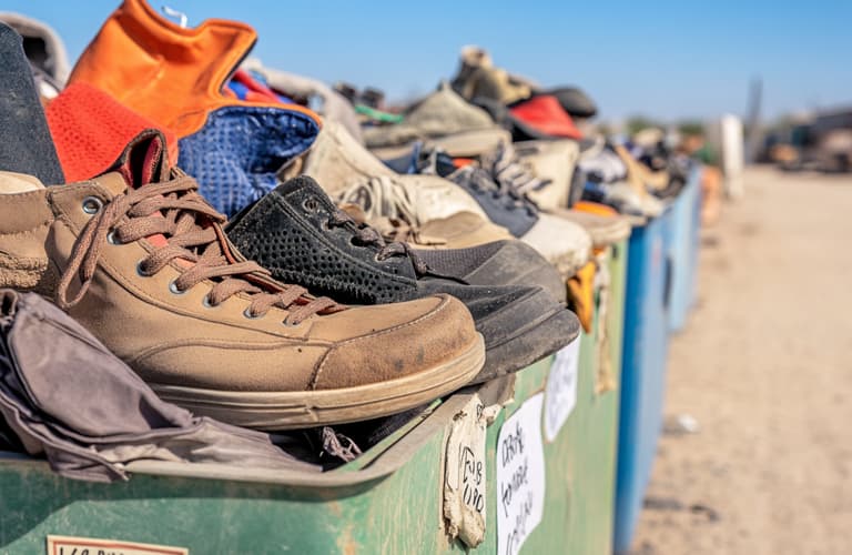 Textil-Verbot 2025: Wo alte Schuhe hin?